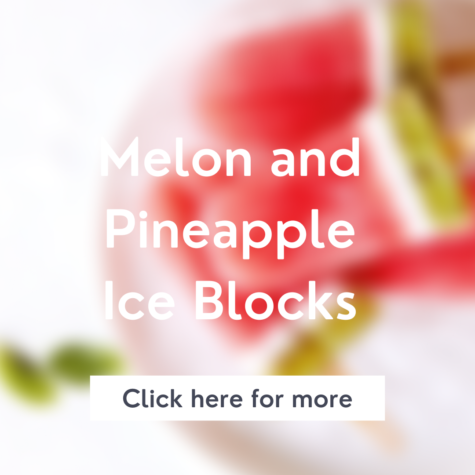 Melon and Pineapple Ice Blocks